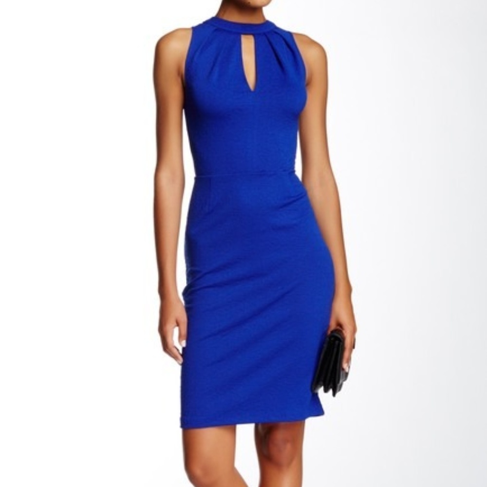 Love...Ady  Sleeveless Keyhole Sheath Dress